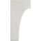 Ekena Millwork 1 3/4"W x 4"D x 8"H Clarksville Wood Vintage Decor Bracket, Chalk Dust White BKTWD02X04X08CVWH - alternate 3
